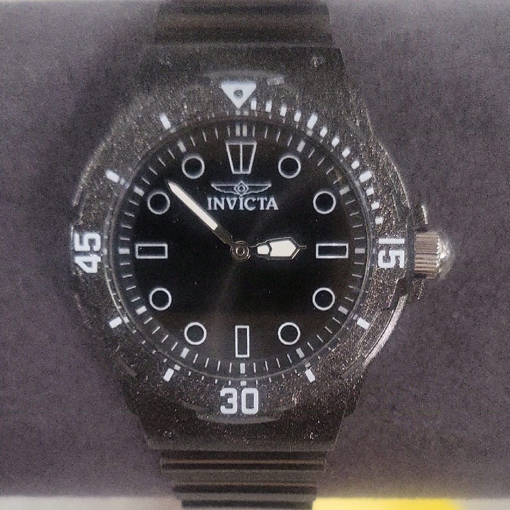 Invicta Black and Silver Smartwatch